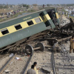 Freight train derails near Okara Cantt