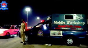 Establishment of Police Mobile Workshop for Citizens on Orders of DIG Pir Muhammad Shah 