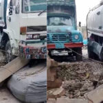 Karachi: Water Tanker Crashes into KDA Flats Near Sakhi Hasan Hydrant