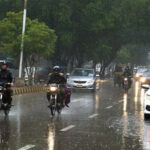 Partly cloudy weather with chances of drizzle in Karachi