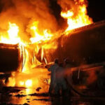 Motorcyclist killed in Karachi tanker collision, mob retaliates by setting 5 tankers ablaze