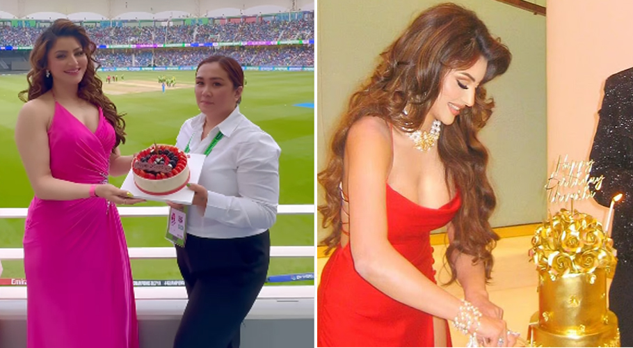 Urvashi Rautela receives 'birthday surprise' during India vs Pakistan match