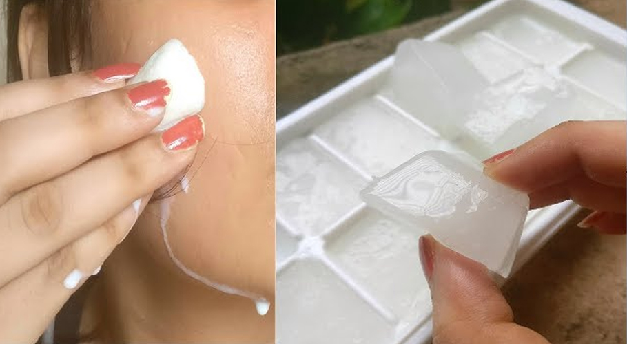 DIY Rice Water Ice cubes for Clear Skin – Shrink Large Pores