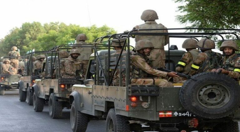 Military and civil forces cover Pakistan to maintain muharram peace