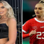 ‘World’s sexiest footballer’ Alisha Lehmann drops major hint over second career in modelling after lingerie shoot