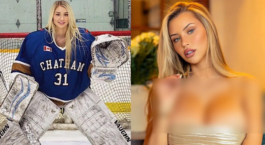ice hockey star Mikayla Demaiter ‘sends fans to heaven’