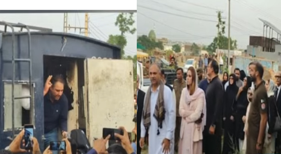 Imran Khan’s Three Sisters, Top PTI Leaders Detained Near Adiala Jail