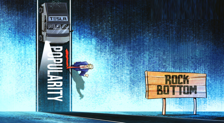 Cartoon: Welcome to Rock Bottom