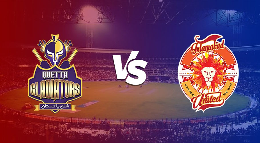 Quetta Gladiators to face Islamabad United today in Lahore