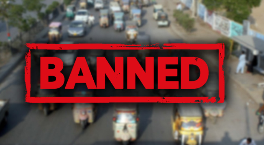 Rickshaw ban to be enforced on seven more roads in Karachi