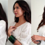 Sonam Bajwa’s White Dress and Green Bangles Send a Silent Message to Pakistanis