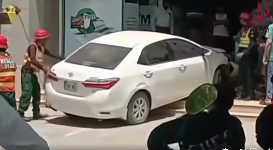 Woman Crashes Car Through Bank Door – Watch the Viral Video