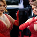 Neha Malik Stuns in Bold Red Outfit at Cannes 2025