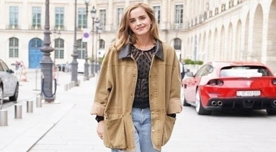 Emma Watson looks effortlessly chic in Paris for night out