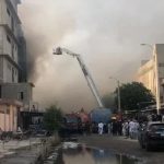 Five injured as firefighters continue to battle blaze at factory in Karachi’s Landhi