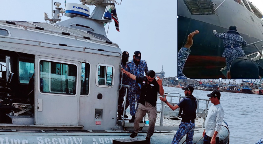 PAKISTAN NAVY AND PAKISTAN MARITIME SECURITY AGENCY UNDERTAKE MEDICAL EVACUATION OF AN INDIAN SEAFARER