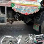 Dumper hits bike, motorcyclist killed; mob attacks Dumper Association head