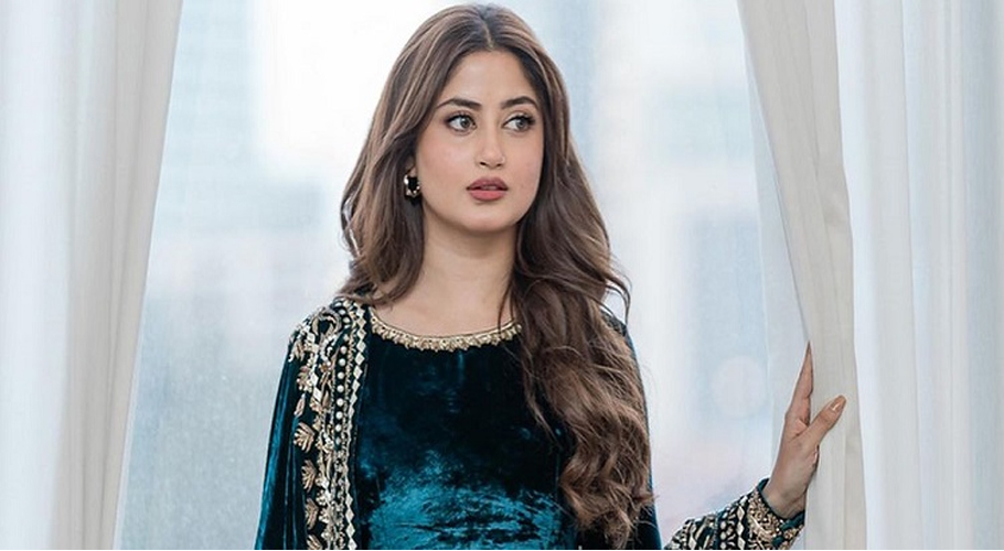 Sajal Aly slays in Saboor Aly’s outfit as she shares Eid greetings