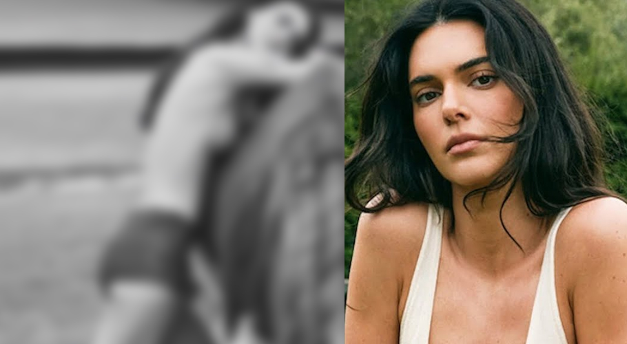 Kendall Jenner Poses Topless With a Horse