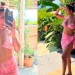 Malaika Arora is once again facing intense online backlash after sharing bikini photos from her vacation with son Arhaan