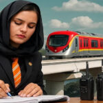 پاکستان کی پہلی خاتون ٹرین ڈرائیور ندا صالح