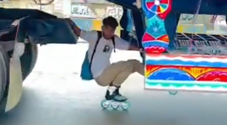 Karachi Youth Sparks Outrage with Dangerous Stunt Under Container Truck