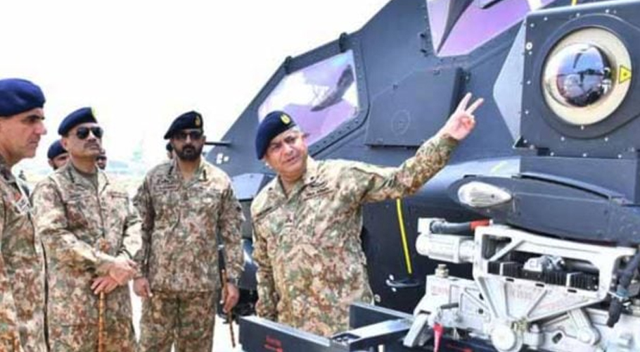 COAS oversees induction of Z-10ME attack helicopters