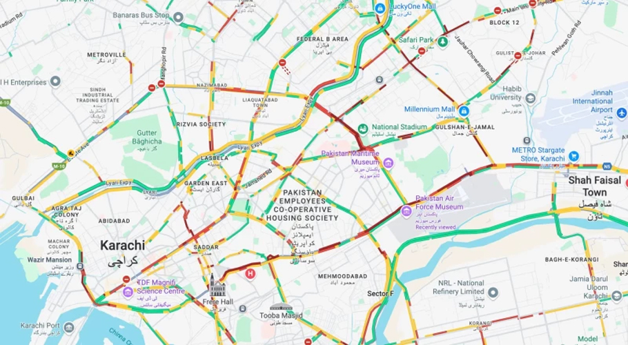 Traffic Police alert: Karachi’s key routes choked with traffic