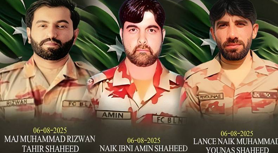 Major among 3 soldiers martyred in Mastung terrorist attack