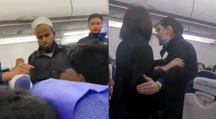 Muslim passenger slapped on Indian plane, video goes Viral