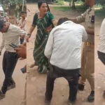 Wife publicly assaults husband for smashing her phone