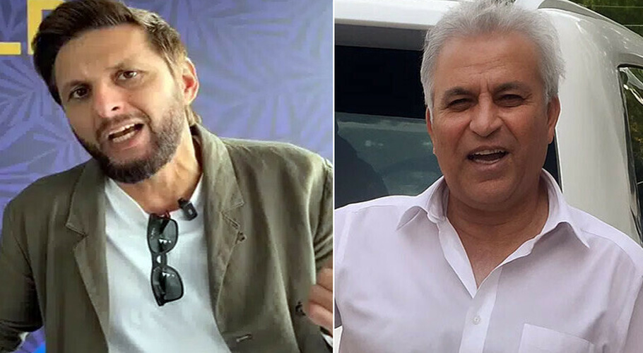 مقتول شمس ایڈووکیٹ اور شاہد آفریدی