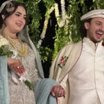 گلوکار حسن رحیم اپنی دلہن کے ساتھ