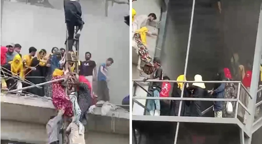 Karachi Factory Fire: Shocking Video Shows Workers Escaping in Dangerous Manner