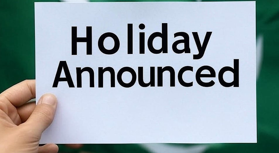 Public holiday announced on 12th Rabiul Awwal