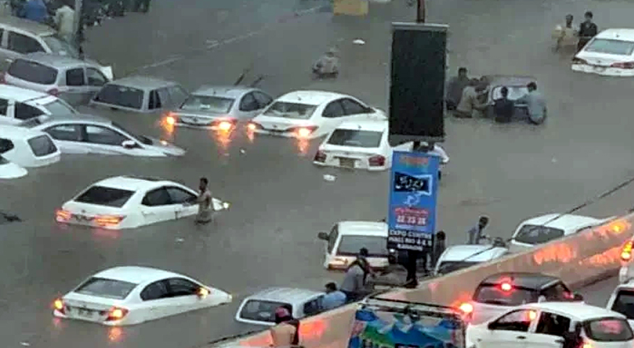 Torrential rains hit Karachi; 4 killed, major flooding and power cuts disrupt city