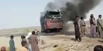 7 killed, 2 injured in bus-car collision in Panjgur