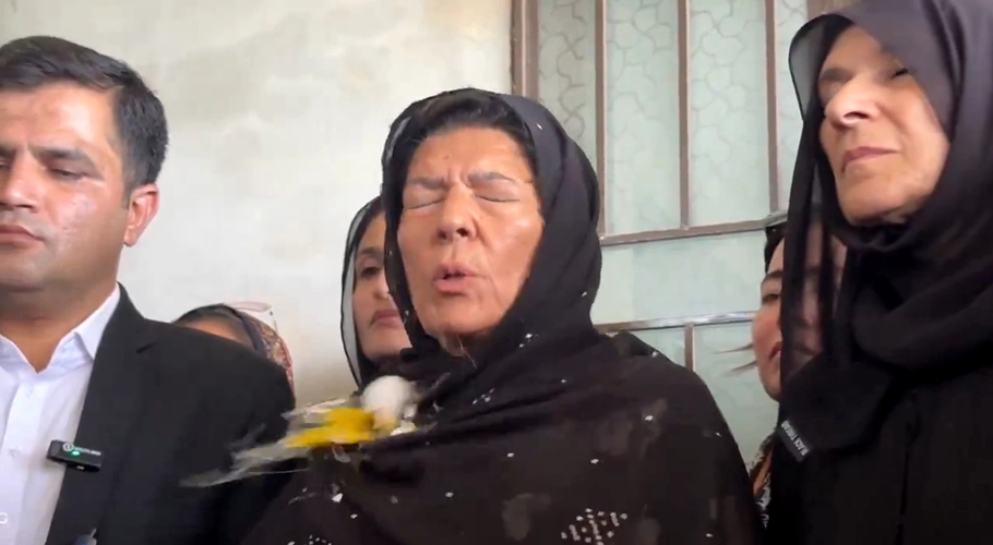 Egg Thrown at Aleema Khan in Rawalpindi, Two Young Women Arrested