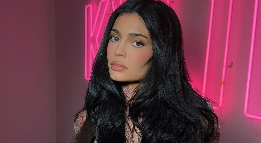 Kylie Jenner stuns in sheer lace outfit inside Kylie Cosmetics HQ