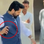 PML-N MPA Saqib Chadhar Faces Backlash for Spraying Perfume Before Meeting Flood Victims