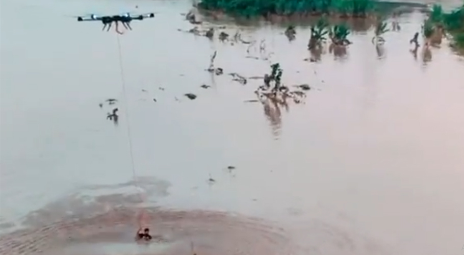 Punjab launches Pakistan’s first airlift drone for flood rescues
