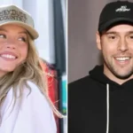 Sydney Sweeney snuggles up to boyfriend Scooter Braun during pool outing in Florida