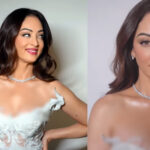 sandeepa dhar channels her inner white swan at Filmfare Glamour & Style Awards