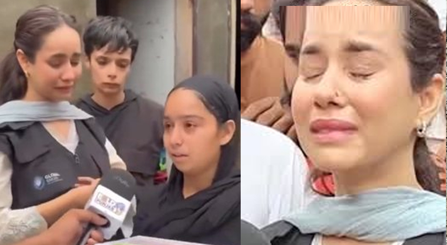 Sunanda Sharma moved to tears by flood-hit child’s grief, distributes 250 relief kits