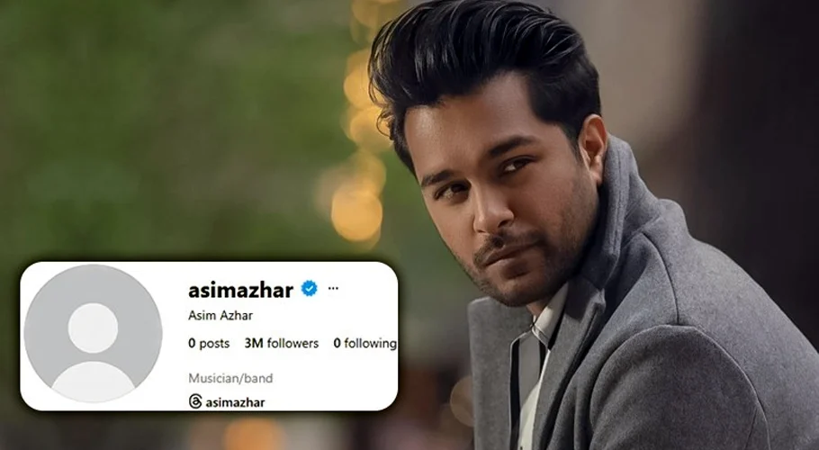 Asim Azhar removes all Instagram content, drops cryptic “Khuda Hafiz” message