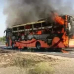 At least 19 dead after bus catches fire in India's Rajasthan