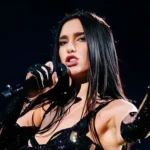 Dua Lipa shared a video on her Instagram from her ongoing concert tour