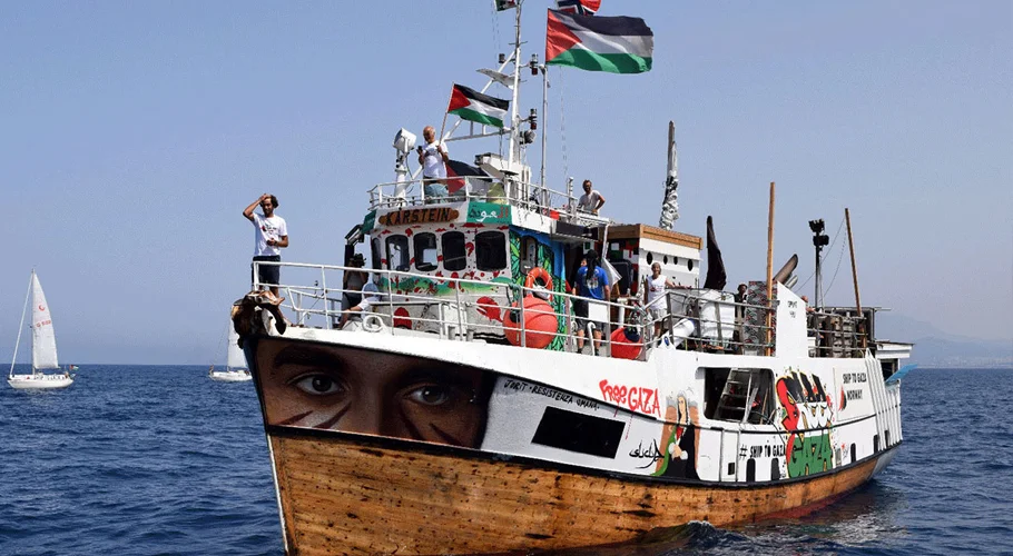 Gaza flotilla says it entered high-risk zone near Israel
