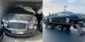 Luxury vehicle stolen in UK surfaces in Karachi