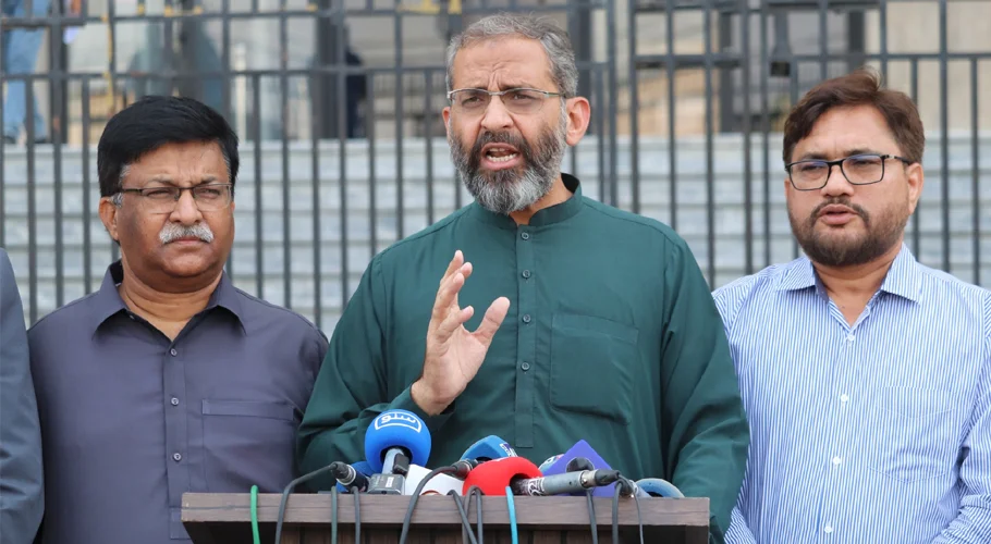 JI chief slams Karachi E-Challan system, terms it Sindh govt’s new looting policy